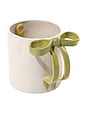 view 1 of 4 BowKnot Coffee Mug in Olive Green
