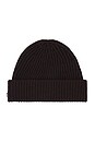 view 2 of 2 Rib Hat 6209 in Deep Truffle