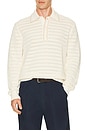view 3 of 4 Josh Long Sleeve Polo 6636 in Ivory