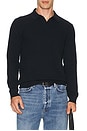 view 3 of 4 Paul Long Sleeve Polo in Deep Navy