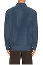 view 2 of 4 Reed Stripe Overshirt Shacket in Blue Stripe