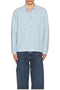 view 3 of 3 JONAS オーバーシャツ in Powder Blue