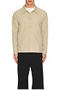 view 4 of 4 Zander Overshirt in White Pepper