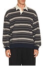 view 1 of 4 폴로 in Grey Stripe