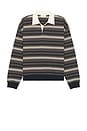 view 5 of 4 폴로 in Grey Stripe