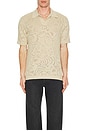 view 3 of 3 Ryan Flower Polo in Ecru