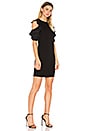 view 2 of 3 Open Shoulder Shift Dress in Black