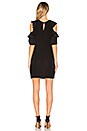 view 3 of 3 Open Shoulder Shift Dress in Black