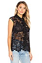 view 2 of 5 Lace Top in Black
