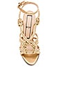 view 4 of 5 Woven Strappy Heel in Gold