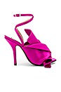 view 1 of 5 Strappy Open Toe Heel in Fuchsia