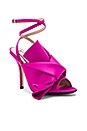 view 2 of 5 Strappy Open Toe Heel in Fuchsia