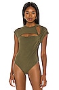 view 2 of 5 Slash Bodysuit in Army