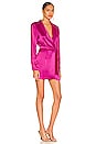 view 2 of 3 Delilah Wrap Dress in Magenta