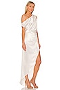 view 2 of 3 Dinah One Shoulder Dress in White