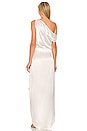view 3 of 3 Dinah One Shoulder Dress in White