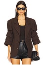 view 1 of 5 Roma Blazer in Chocolate