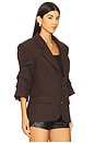 view 3 of 5 Roma Blazer in Chocolate