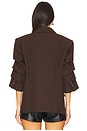 view 4 of 5 Roma Blazer in Chocolate