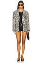 view 4 of 4 Clemence Blazer in Zebra