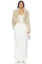 view 4 of 4 UMA フェイクファージャケット in Ivory