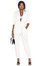 view 4 of 4 Leah Blazer in White