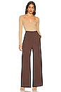 view 4 of 4 Fabi Pant in Chocolate