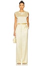 view 5 of 6 x REVOLVE Esme Pant in Pale Yellow