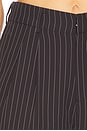 view 6 of 6 Harlow Pant in Gray & White Stripe