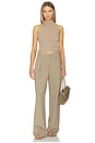 view 5 of 6 PANTALON MONROE in Taupe
