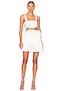view 4 of 4 Kyla Mini Skirt in White