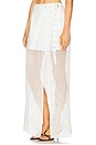 view 3 of 6 Tyra Skirt in White
