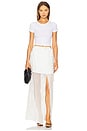 view 5 of 6 Tyra Skirt in White