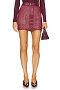 view 1 of 6 Kaiden Skirt in Bordeaux