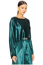 view 2 of 4 Emilia Crop Top in Emerald
