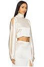 view 2 of 4 Melanie Crop Top in Champagne