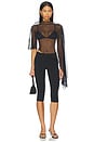 view 4 of 4 Patrice Poncho Top in Black