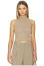 view 1 of 4 Tulsa Cashmere Halter in Taupe