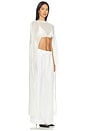 view 2 of 3 Chiara Silk Bra & Top Set in Ivory