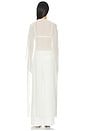 view 3 of 3 Chiara Silk Bra & Top Set in Ivory
