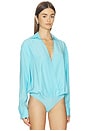 view 3 of 5 BODY DE SEDA VALEN in Aqua