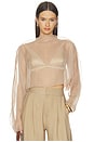 view 1 of 4 TOP BLUSA EZRA in Sand