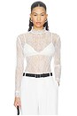 view 1 of 5 TOP DENTELLE MARY  in White