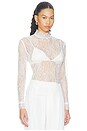 view 2 of 5 TOP DENTELLE MARY  in White