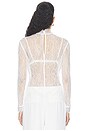 view 4 of 5 TOP DENTELLE MARY  in White
