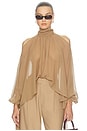 view 1 of 4 Juno Blouse in Camel