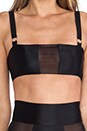 view 4 of 4 Oliver Bandeau Bra in Black