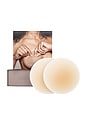 view 1 of 2 No-show Reusable Round Nipple Covers 4 Inch in No. 3 Buff