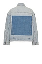 view 2 of 3 Jailhouse Quilted Denim Jacket in Beach Blue