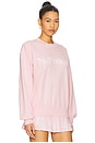 view 2 of 4 No Problemo Sweatshirt in Pale Pink